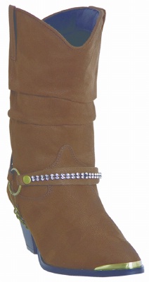 Dingo DI623 for $89.99 Ladies Gayle Collection Fashion Boot with Chocolate Micro Suede Leather Foot and a Fashion Toe